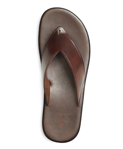 Wide Strap Flip-Flops | Brooks Brothers