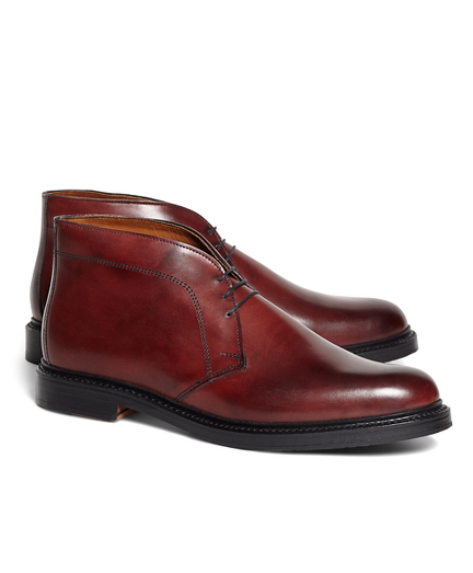 burgundy chukka boots