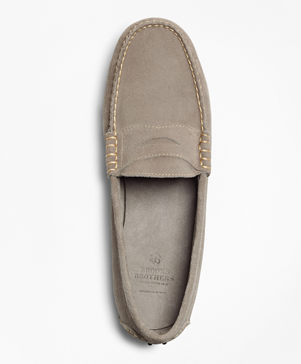 brooks brothers driving mocs