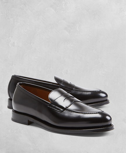 mens black leather loafers sale