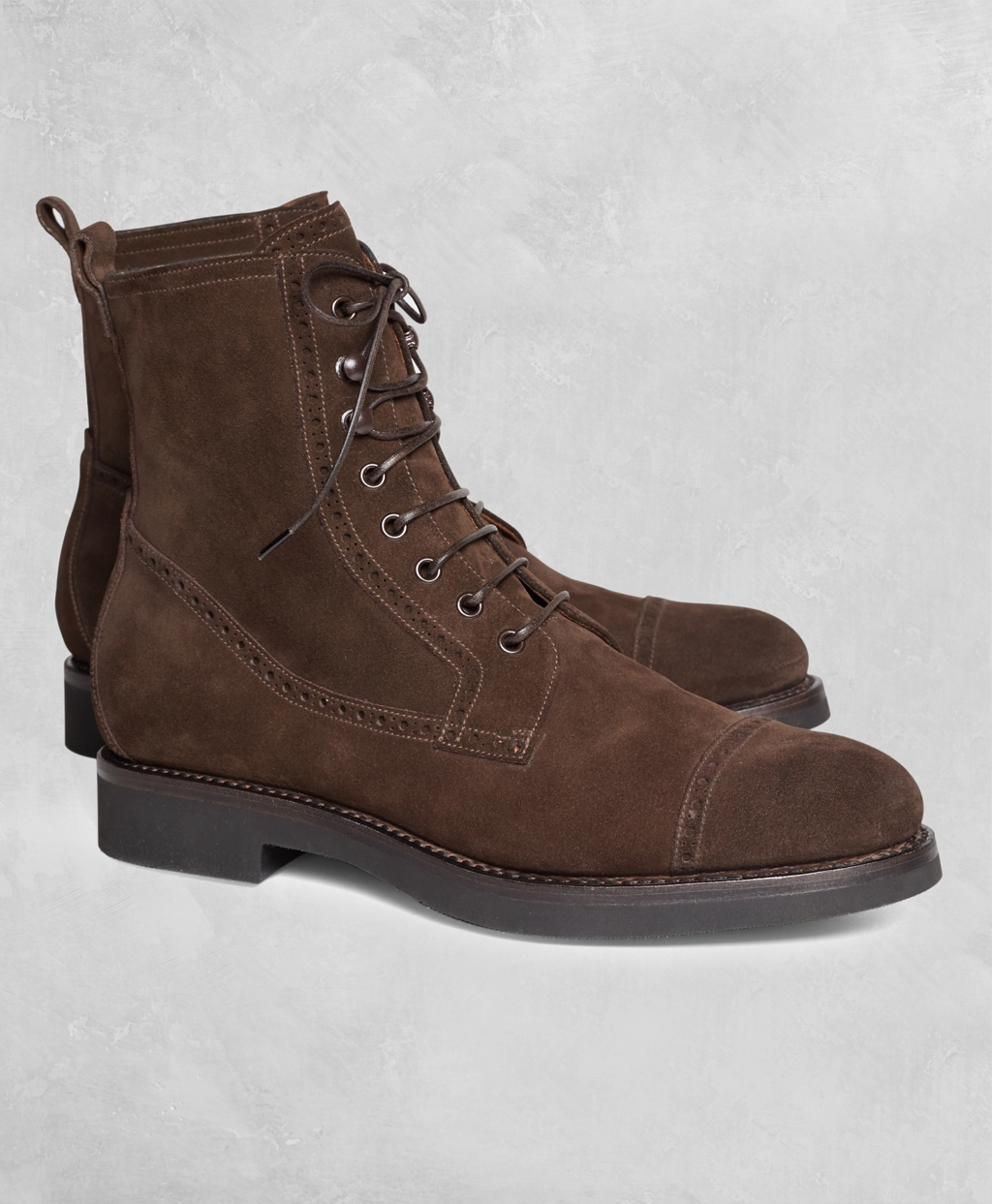Brooks Brothers Men's Golden Fleece Suede Boots