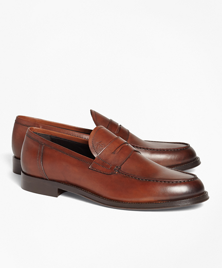 1818 Footwear Leather Penny Loafers - Brooks Brothers