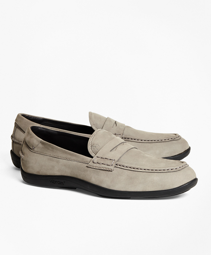 brooks brothers suede loafers