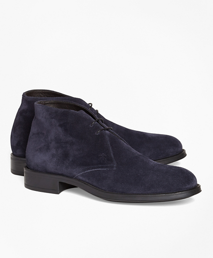 1818 Footwear Suede Chukka Boots - Brooks Brothers