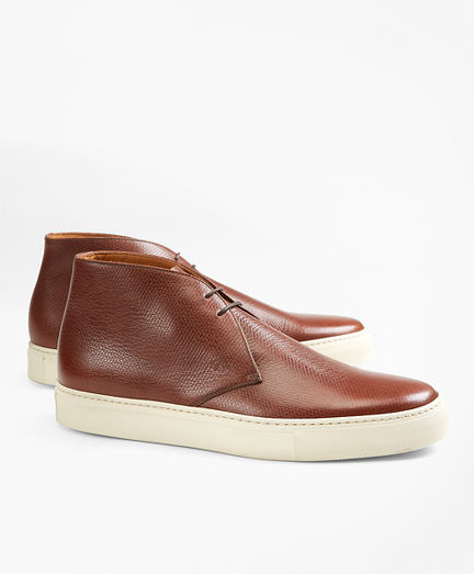 brooks brothers leather sneakers