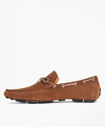 Suede Driving Moccasins - Brooks Brothers