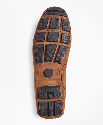 born suede driving mocs