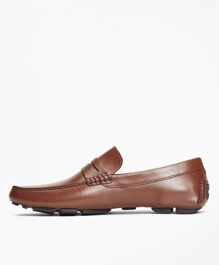 Leather Driving Moccasins - Brooks Brothers