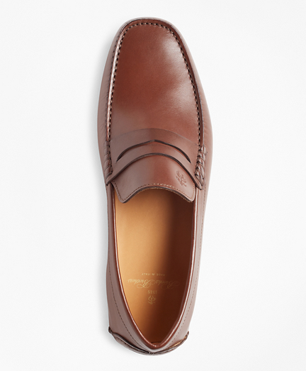 Leather Driving Moccasins - Brooks Brothers