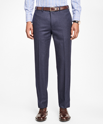 Milano Fit Stretch Flannel Trousers - Brooks Brothers