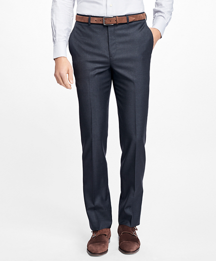 Regent Fit Stretch Wool Trousers - Brooks Brothers