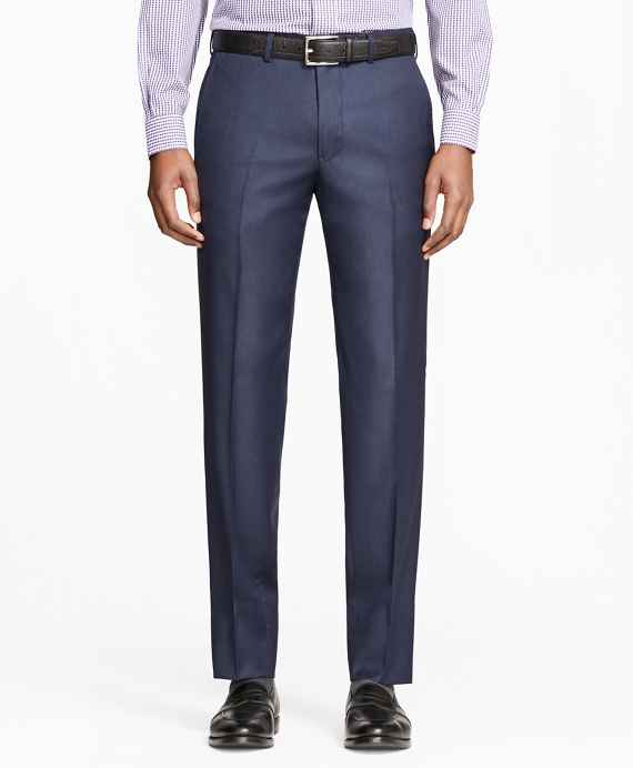 Milano Fit Stretch Wool Trousers - Brooks Brothers