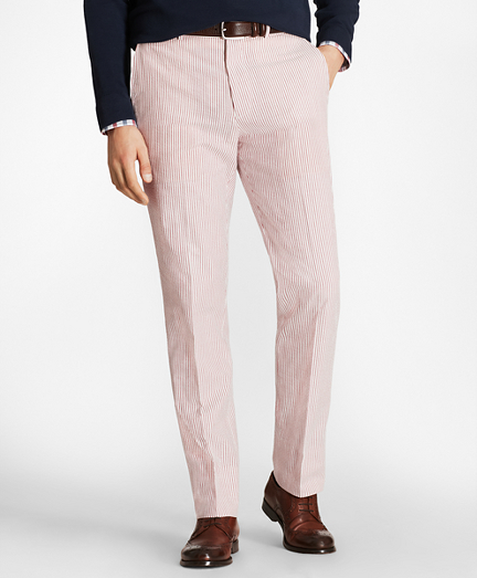 Regent Fit Seersucker Trousers