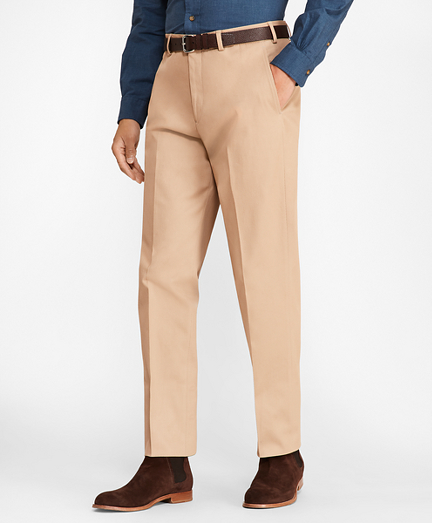Regent Fit Cotton Stretch Trousers