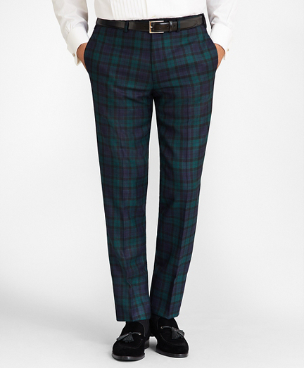 mens black watch plaid pants