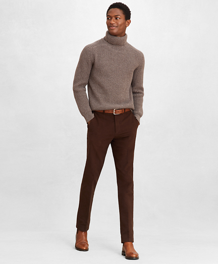 red moleskin trousers