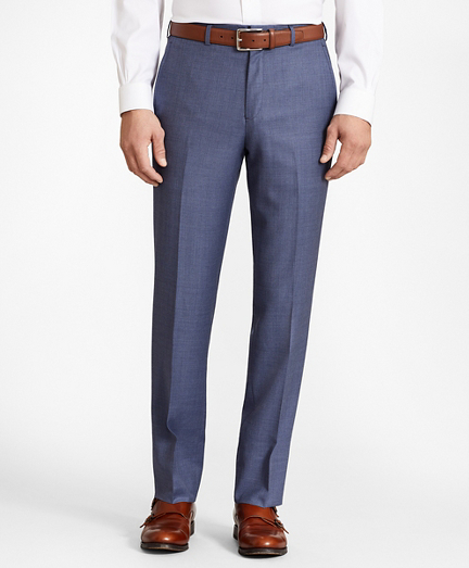 Regent Fit Wool Trousers - Brooks Brothers