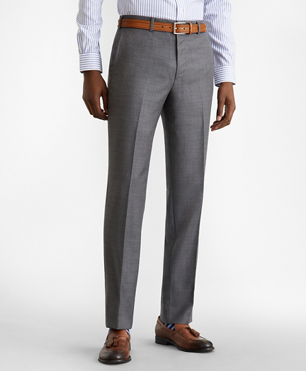 Milano Fit Wool Trousers - Brooks Brothers
