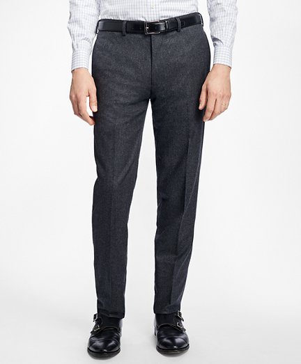 Milano Fit Wool Flannel Trousers