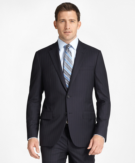 Men's Fitzgerald Fit Golden Fleece Navy Pinstripe Suit | Brooks Brothers