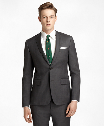 brooks brothers grey suit