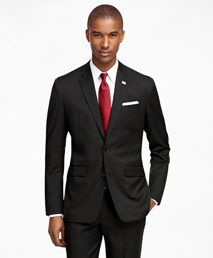 brooks brothers black suit