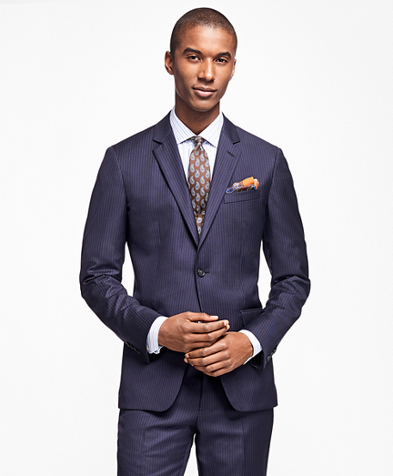 Milano Fit Alternating Stripe 1818 Suit