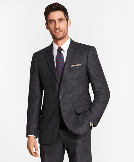 Madison Fit Stretch Flannel 1818 Suit Brooks Brothers