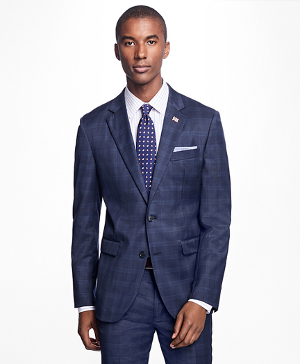 Milano Fit Plaid 1818 Suit