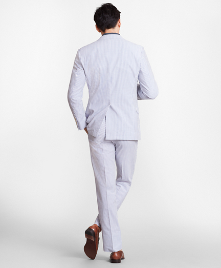 Regent Fit Stripe Seersucker Suit 