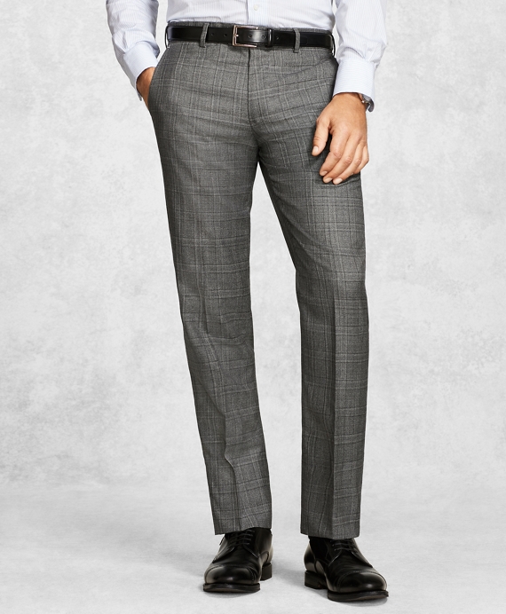 Golden Fleece® BrooksCloud™ Medium Grey Plaid Suit - Brooks Brothers