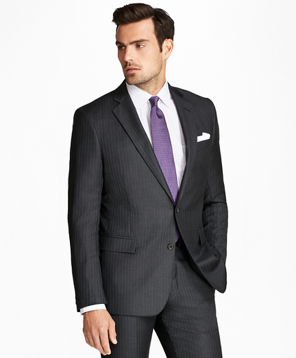 brooks brothers charcoal grey suit