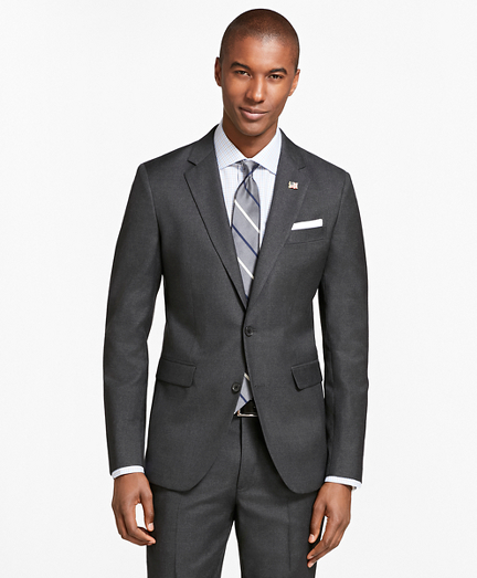 brooks brothers 1818 charcoal suit