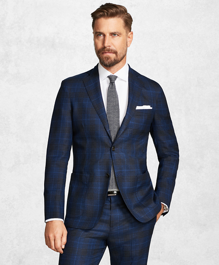 brooks brothers plaid suit