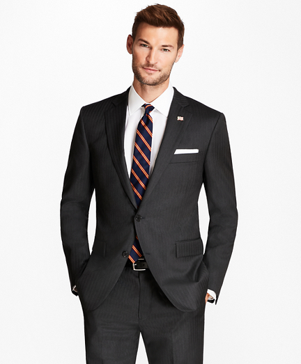 Regent Fit Grey Herringbone 1818 Suit 
