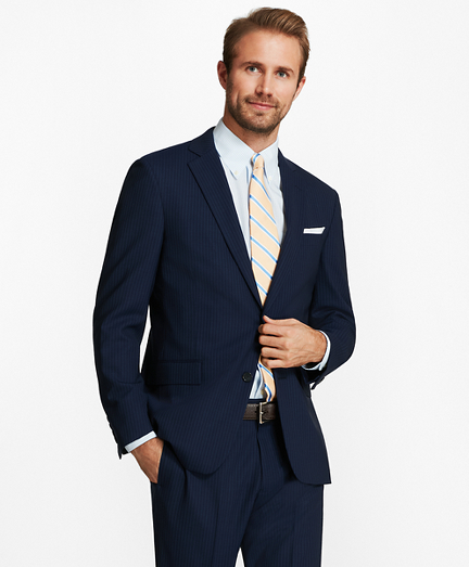 brooks brothers navy suit