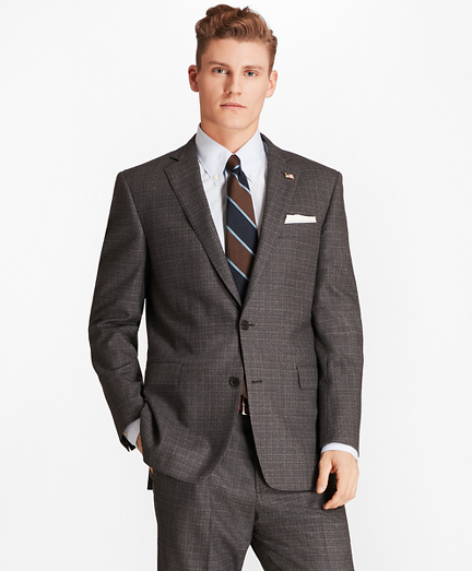 brooks brothers gray suit