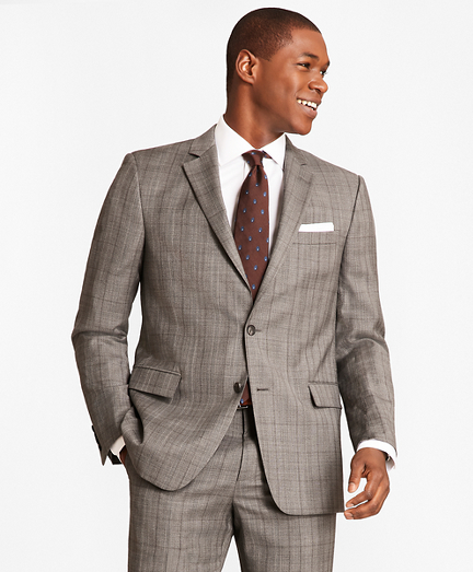 brooks brothers grey suit