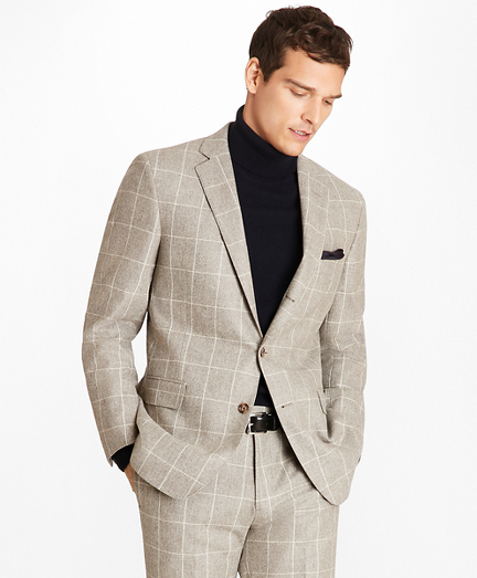 brooks brothers flannel suit