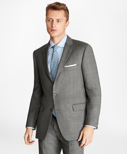 brooks brothers gray suit