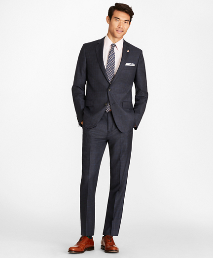 brooks brothers gray suit