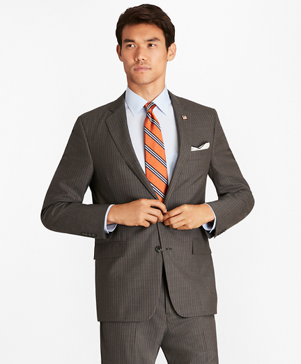 brooks brothers grey suit