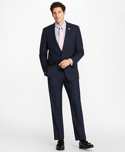 brooks brothers navy blue suit