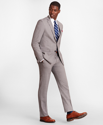 brooks brothers gray suit