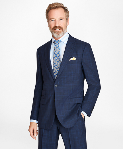 Madison Fit BrooksCool® Check Suit - Brooks Brothers