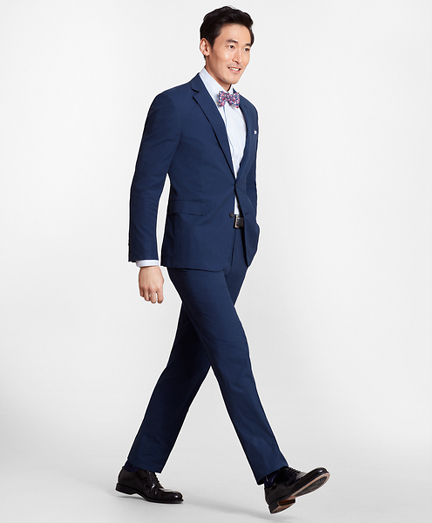 Regent Fit Seersucker Suit - Brooks 