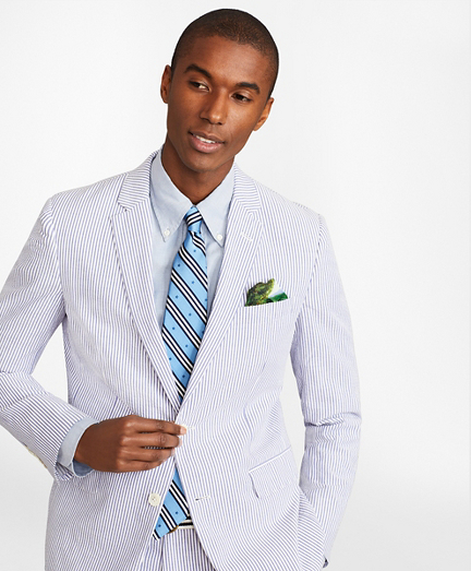brooks brothers seersucker shirt