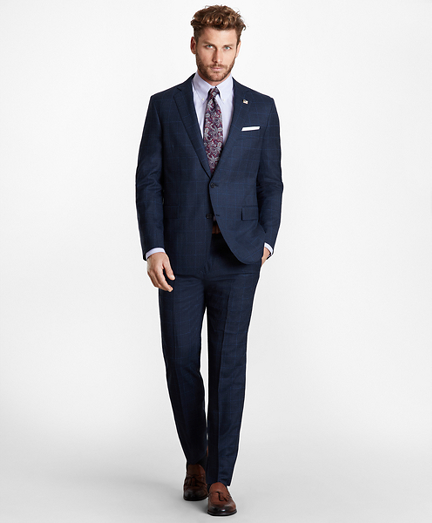 brooks brothers 1818 charcoal suit