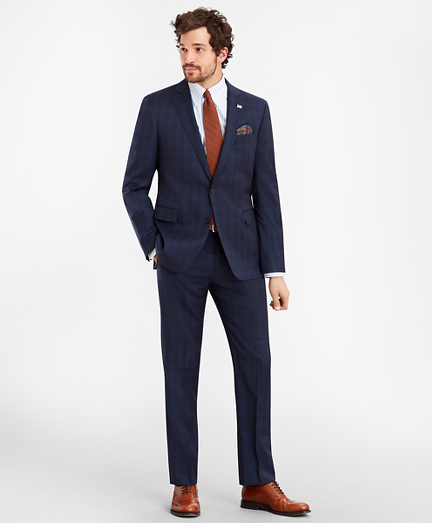 brooks brothers plaid suit