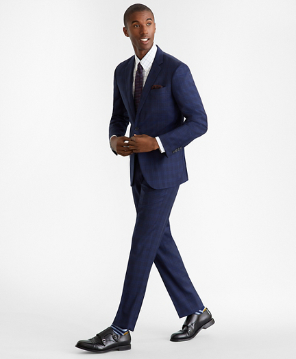 brooks brothers navy suit